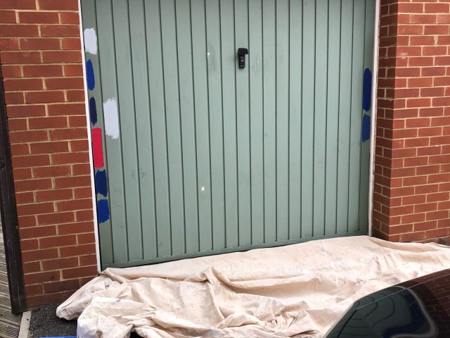 Garage Door Respray, Suffolk