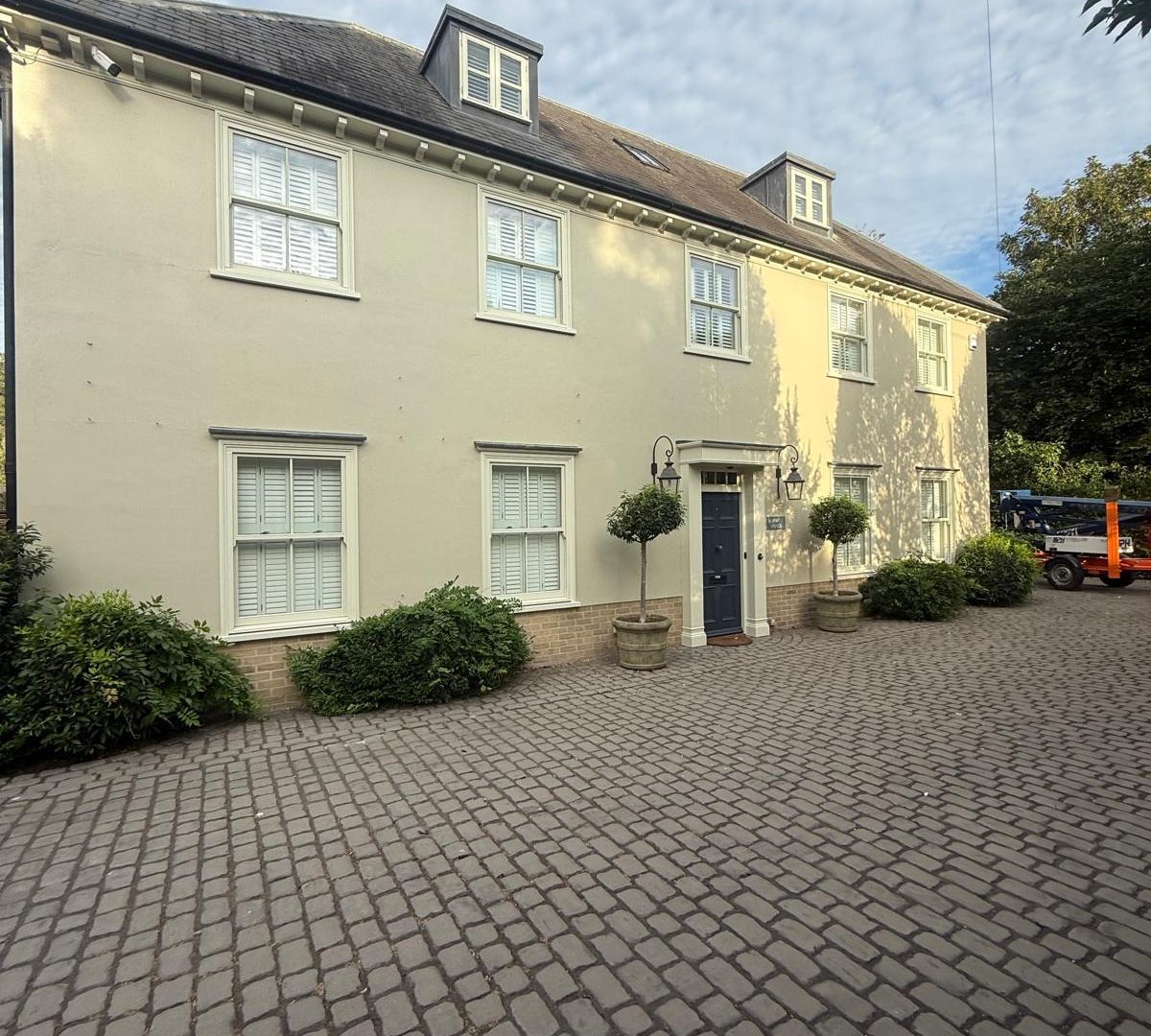 Burwell House Exterior Masonry Repaint, Suffolk