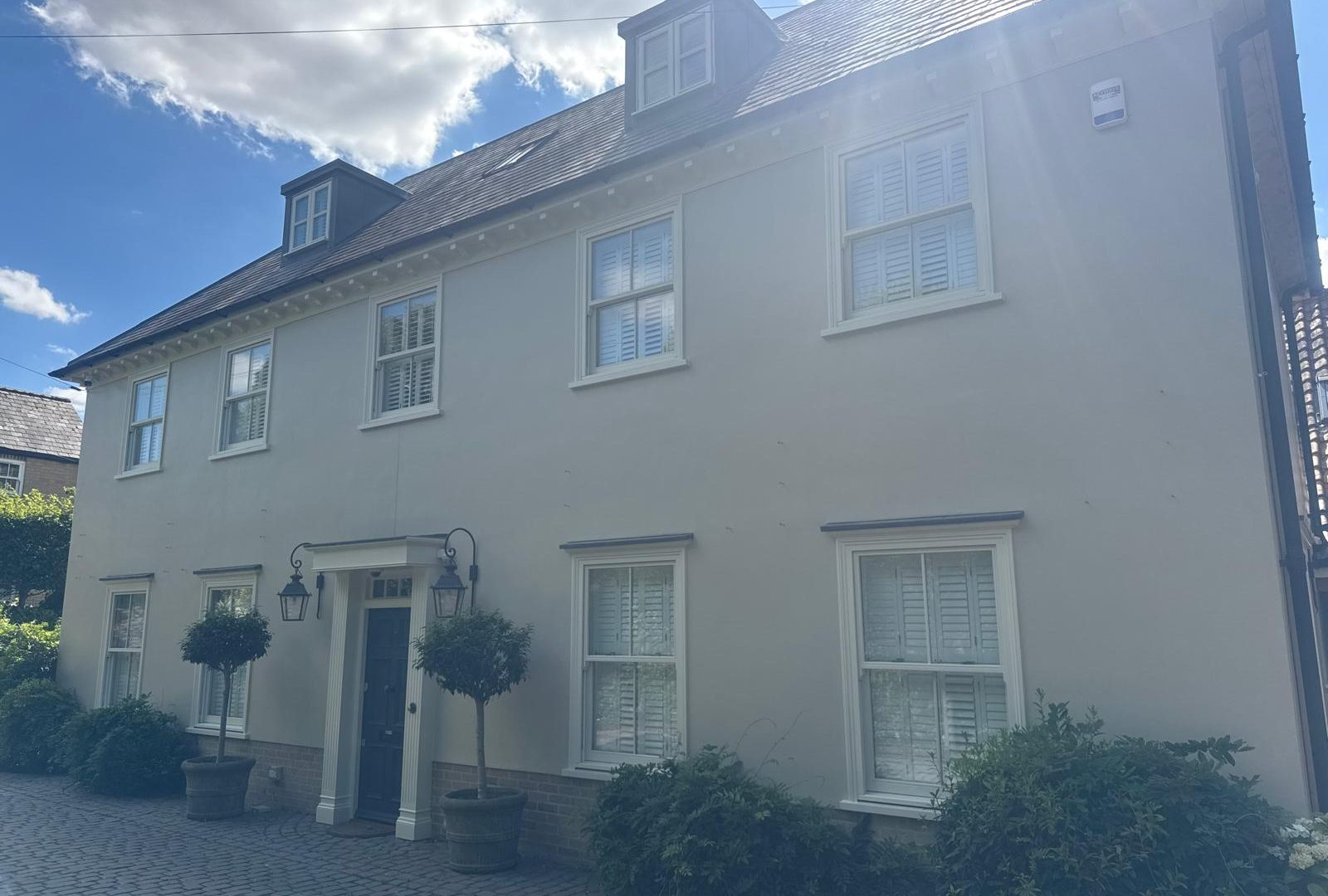 Burwell House Exterior Masonry Repaint, Suffolk