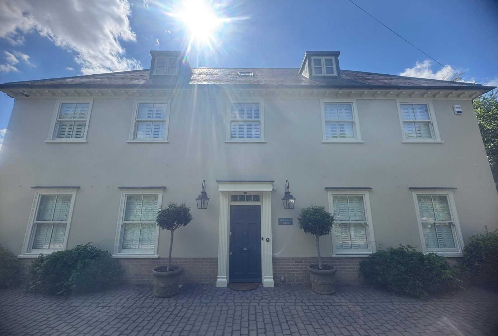 Burwell House Exterior Masonry Repaint, Suffolk