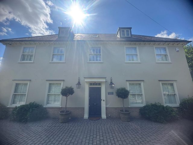 Burwell House Exterior Masonry Repaint, Suffolk